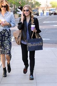 Kristen Bell out shopping at The Americana at Brand in Glendale 10/30/12