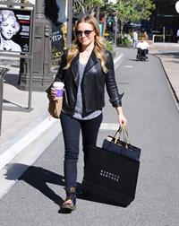 Kristen Bell out shopping at The Americana at Brand in Glendale 10/30/12