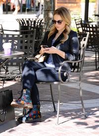 Kristen Bell out shopping at The Americana at Brand in Glendale 10/30/12