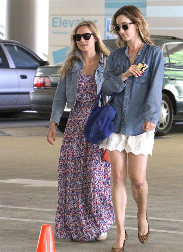 Kristen Bell - spotted out and about with a friend in North Hollywood May 31, 2012