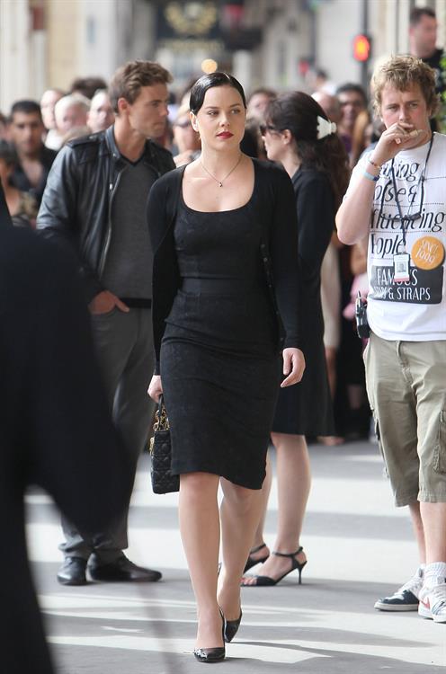 Abbie Cornish on set 1/8/2010