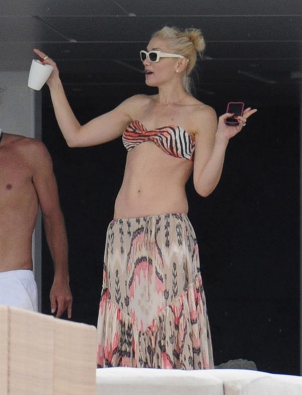 Gwen Stefani in a bikini