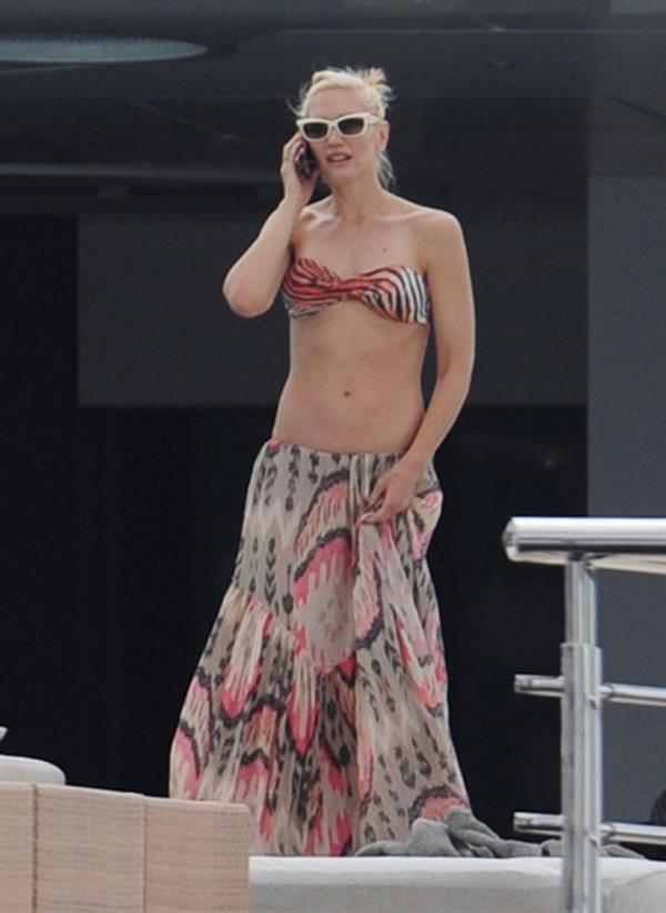 Gwen Stefani in a bikini