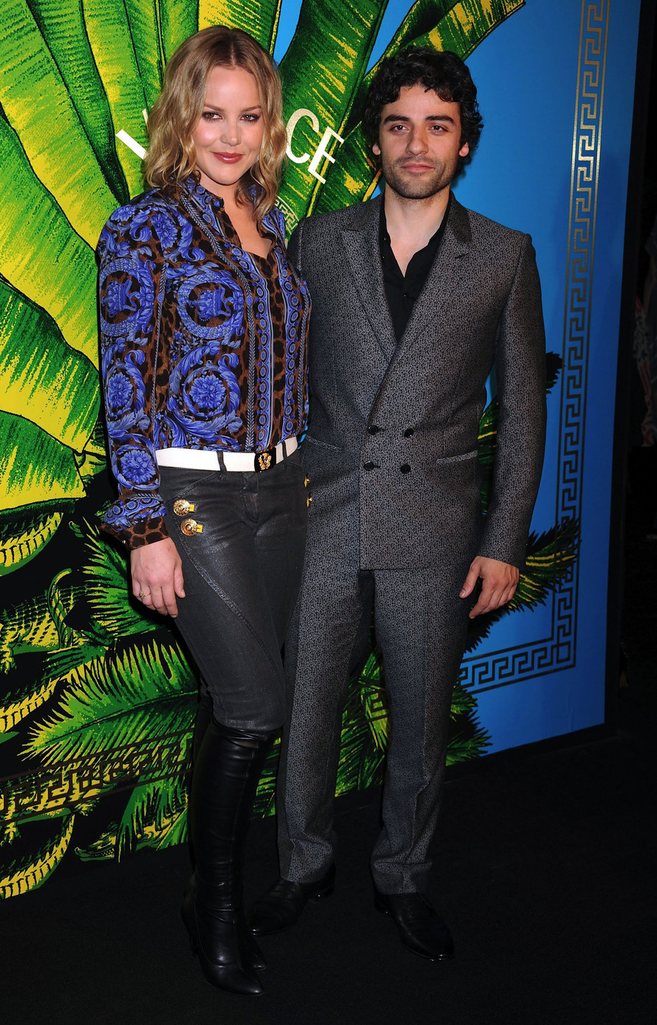 Abbie Cornish Versace for HM fashion event at the HM on the Hudson on November 8, 2011 