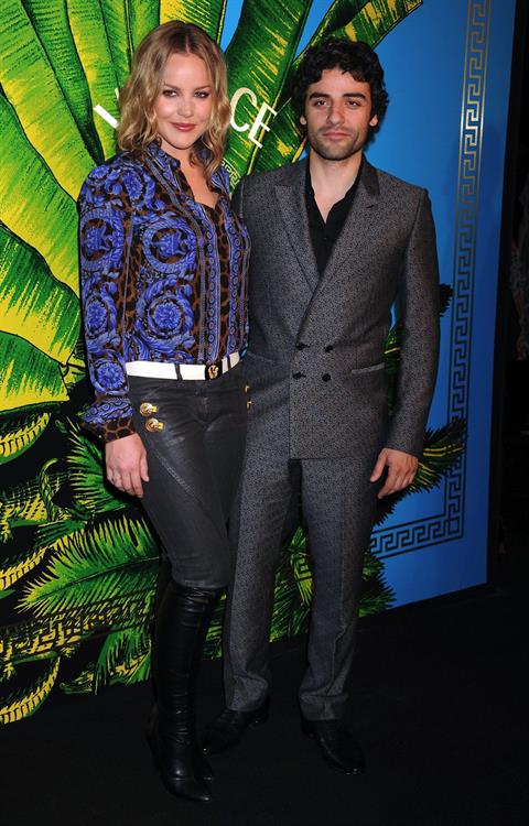 Abbie Cornish Versace for HM fashion event at the HM on the Hudson on November 8, 2011 