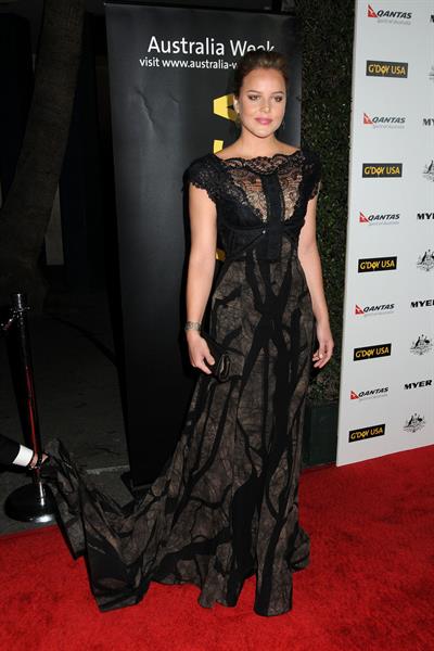 Abbie Cornish GDay USA Black Tie Gala at Hollywood Palladium on January 22, 2011
