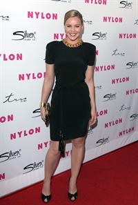 Abbie Cornish - Nylon Magazine 12th anniversary issue party with the sucker punch cast March 24 2011