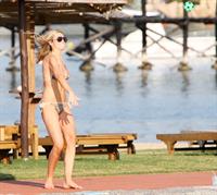 Abigail Clancy holiday at the Portocervo Hotel Cala di Volpe Sardinia Italy on July 12, 2010
