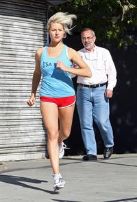 Abi Titmuss exercise candids in London October 22, 2010 