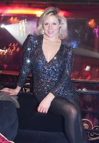 Abi Titmuss at Cafe de Paris on February 20, 2011 
