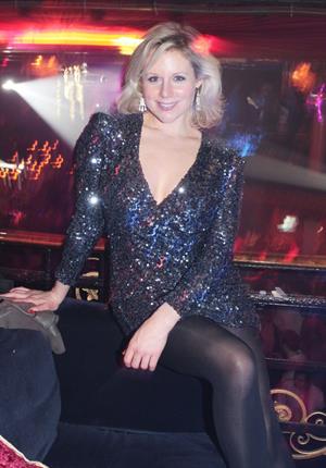 Abi Titmuss at Cafe de Paris on February 20, 2011 