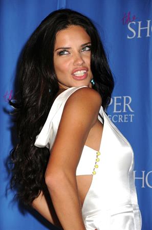 Adriana Lima Victoria's Secret Showstopper launch in New York City on August 9, 2011