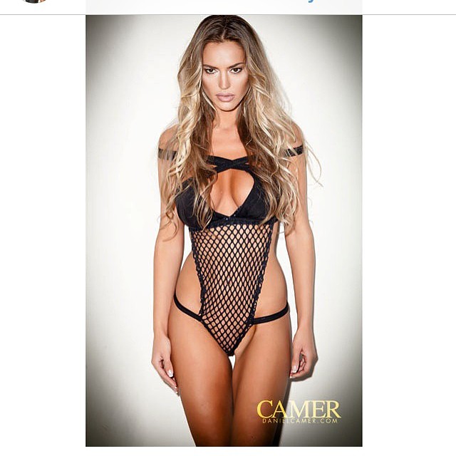 Charlie Riina in lingerie