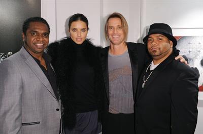 Adriana Lima the Nomad Two Worlds Russell James Exhibit opening on December 05, 2011 