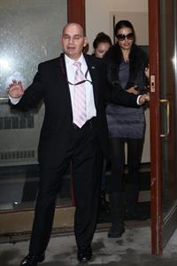 Adriana Lima leaving a medical office in New York City on November 8, 2011 