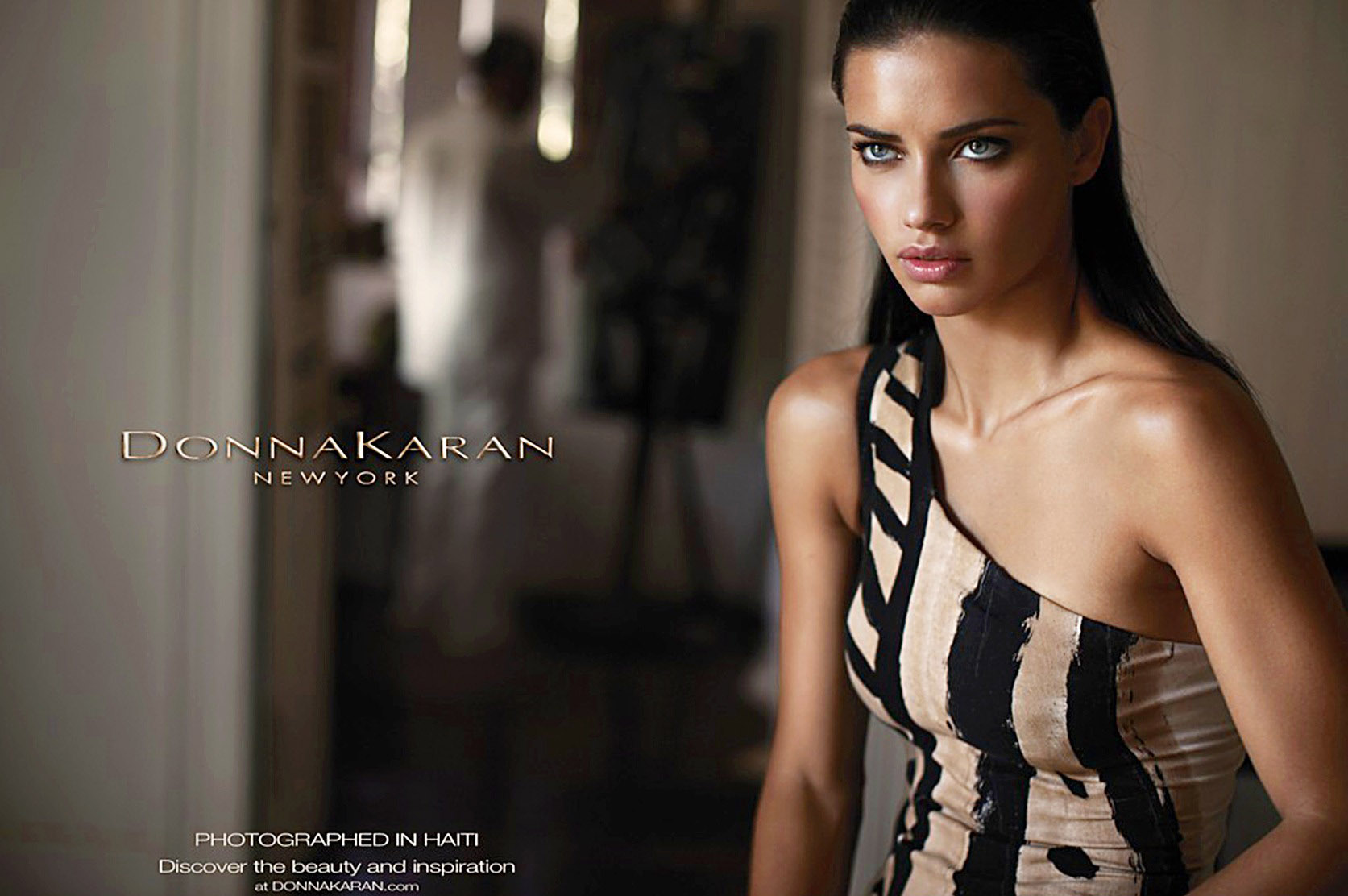 Adriana Lima Donna Karan spring 2012 collection