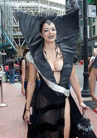 Adrianne Curry dressed as Lily from Legend during Comic-Con in San Diego - July 14, 2012