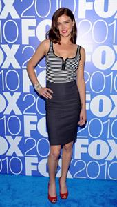 Adrianne Palicki Fox Upfront after party at Wollman Rink Central Park on May 17, 2010 