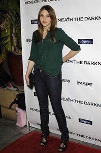 Aimee Teegarden screening of Beneath the Darkness in Los Angeles on January 4, 2011