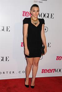 Aimee Teegarden 9th annual Teen Vogue Hollywood party at Paramount Studios on September 23, 2011 