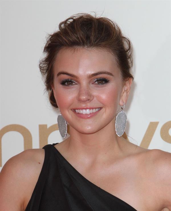 Aimee Teegarden 63rd annual Primetime Emmy Awards held at Nokia Theatre in Los Angeles on September 18, 2011