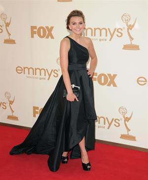 Aimee Teegarden 63rd annual Primetime Emmy Awards held at Nokia Theatre in Los Angeles on September 18, 2011