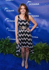 Aimee Teegarden arrives at 2012 Oceana's SeaChange Summer Party on July 29, 2012 in Laguna Beach, California