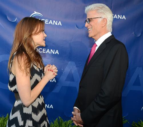 Aimee Teegarden arrives at 2012 Oceana's SeaChange Summer Party on July 29, 2012 in Laguna Beach, California
