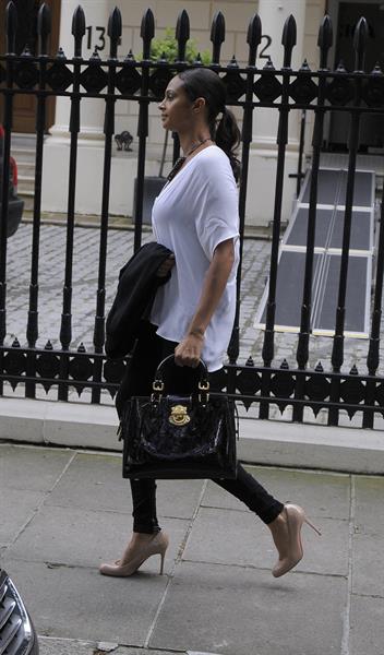 Alesha Dixon - Out in London on July 4, 2012