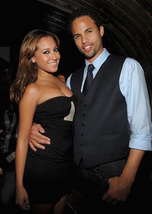 Adrienne Bailon KIIS FM's Jingle Ball at Nokia Theatre Live in Los Angeles California 