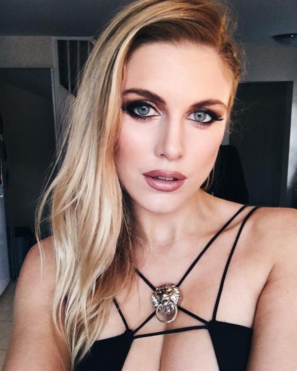 Ashley James taking a selfie