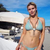 Ashley James in a bikini