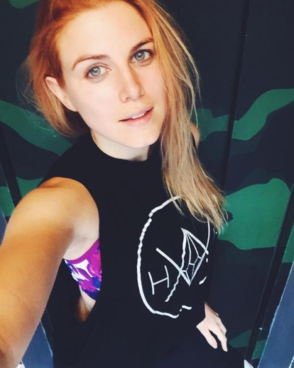 Ashley James taking a selfie