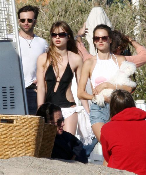 Alessandra Ambrosio at Malibu Beach on May 29, 2011