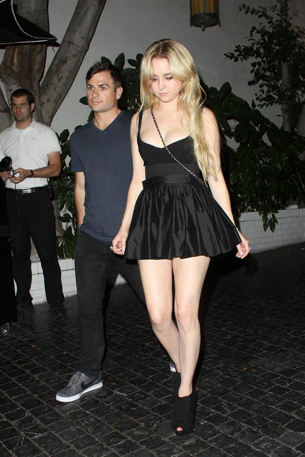 Alessandra Torresani leaving Chateau Marmont in Hollywood 26.08.11 