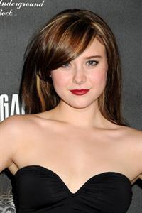 Alessandra Torresani attends the Guitar Hero Warriors of Rock launch in Hollywood on September 27, 2010 