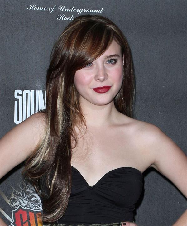 Alessandra Torresani attends the Guitar Hero Warriors of Rock launch in Hollywood on September 27, 2010 