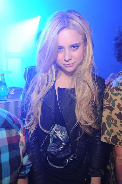 Alessandra Torresani attends the Samsung Infuse 4G launch party in Hollywood on May 12, 2011