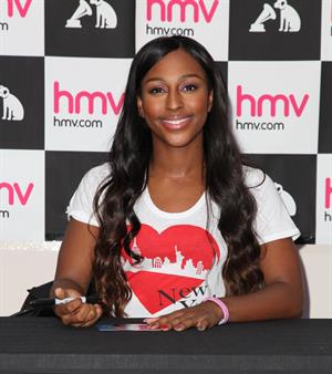 Alexandra Burke - Promotes her new album at HMV in Manchester (June 6, 2012)
