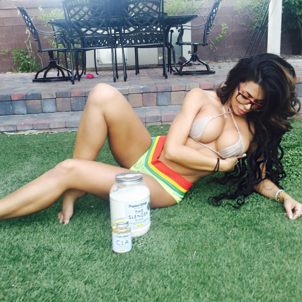 Italia Kash in a bikini in lingerie