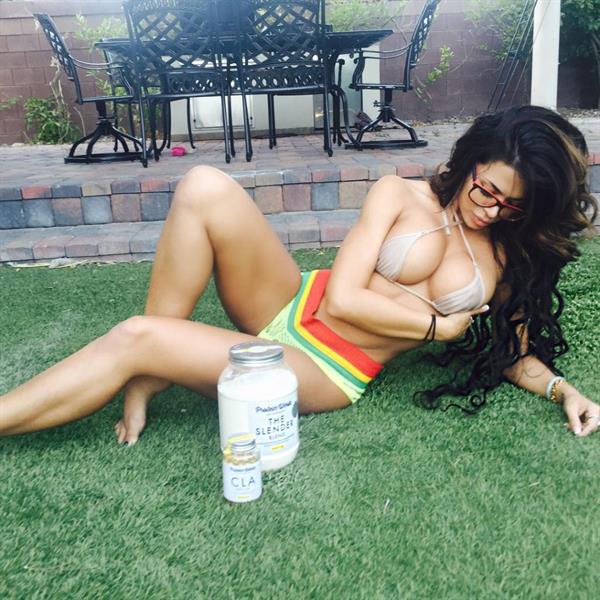 Italia Kash in a bikini in lingerie