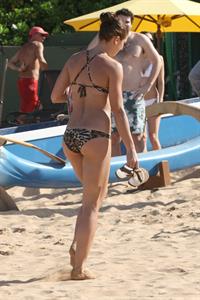 Alex Morgan bikini candids in Hawaii 12/19/12 