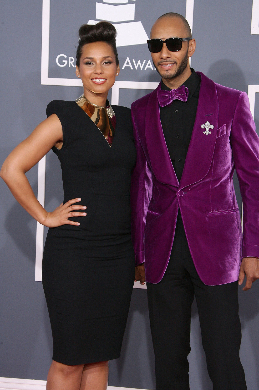 Alicia Keys attends the 54th annual Grammy Awards on February 12, 2012