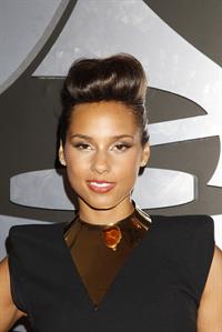 Alicia Keys attends the 54th annual Grammy Awards on February 12, 2012