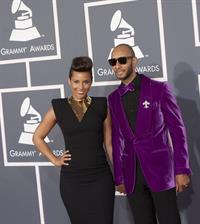 Alicia Keys attends the 54th annual Grammy Awards on February 12, 2012