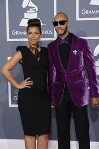 Alicia Keys attends the 54th annual Grammy Awards on February 12, 2012