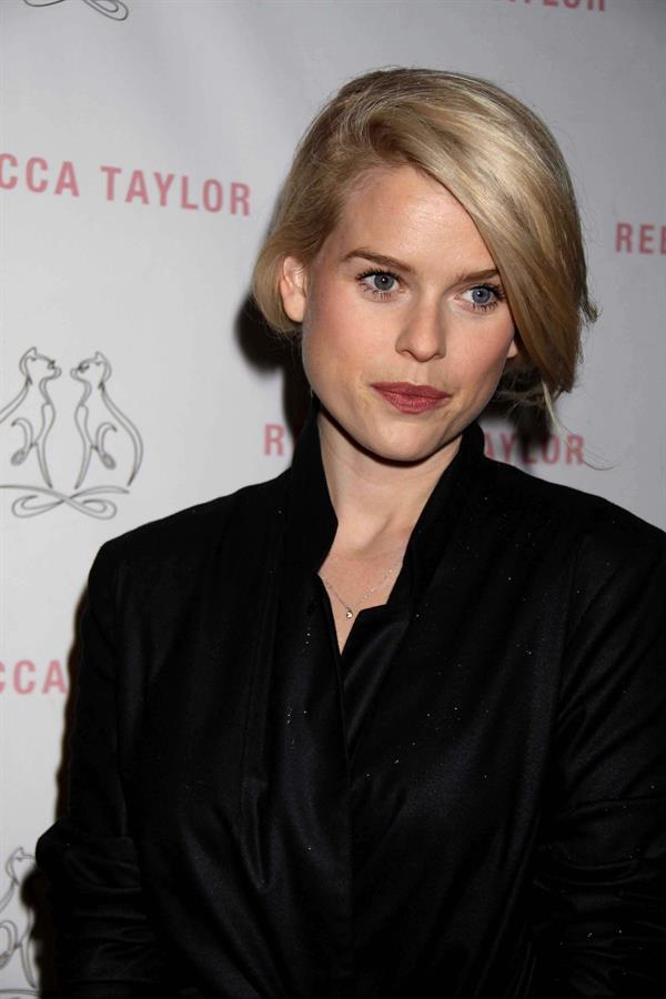Alice Eve at the Rebecca Taylor store opening party in New York on March 23, 2011 