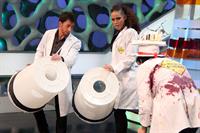 Alicia Keys appearing on the Spanish tv show El Hormiguero on January 19, 2010 