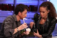Alicia Keys appearing on the Spanish tv show El Hormiguero on January 19, 2010 