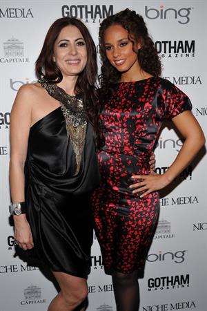 Alicia Keys hosts Gotham Magazine Annual Gala on March 15, 2010